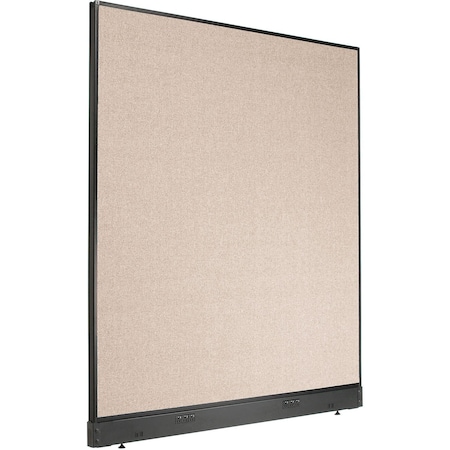 Interion By Global Industrial Interion Electric Office Partition Panel, 60-1/4inW x 64inH, Tan 238639ETN